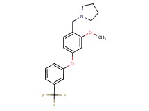 1-{2-methoxy-4-[3-(trifluoromethyl)phenoxy]benzyl}pyrrolidine
