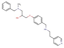 1-[benzyl(methyl)amino]-3-[4-({[2-(4-pyridinyl)ethyl]amino}methyl)phenoxy]-2-propanol