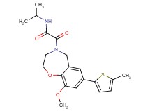 N-isopropyl-2-[9-methoxy-7-(5-methyl-2-thienyl)-2,3-dihydro-1,4-benzoxazepin-4(5H)-yl]-2-oxoacetamide