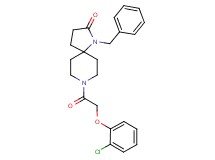 1-benzyl-8-[(2-chlorophenoxy)acetyl]-1,8-diazaspiro[4.5]decan-2-one