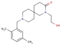 9-(2,5-dimethylbenzyl)-2-(2-hydroxyethyl)-2,9-diazaspiro[5.5]undecan-3-one