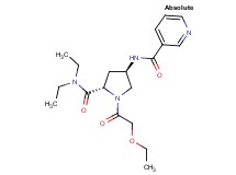 N-[(3R,5S)-5-[(diethylamino)carbonyl]-1-(ethoxyacetyl)pyrrolidin-3-yl]nicotinamide
