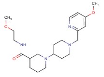 N-(2-methoxyethyl)-1'-[(4-methoxypyridin-2-yl)methyl]-1,4'-bipiperidine-3-carboxamide