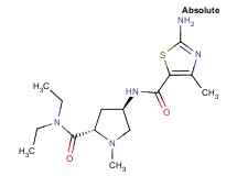 (4R)-4-{[(2-amino-4-methyl-1,3-thiazol-5-yl)carbonyl]amino}-N,N-diethyl-1-methyl-L-prolinamide