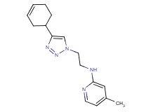 N-[2-(4-cyclohex-3-en-1-yl-1H-1,2,3-triazol-1-yl)ethyl]-4-methylpyridin-2-amine