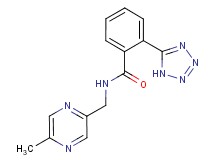 N-[(5-methylpyrazin-2-yl)methyl]-2-(1H-tetrazol-5-yl)benzamide