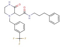 2-{3-oxo-1-[3-(trifluoromethyl)benzyl]-2-piperazinyl}-N-(3-phenylpropyl)acetamide
