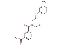 3-acetyl-N-ethyl-N-[2-(3-methylphenoxy)ethyl]benzamide