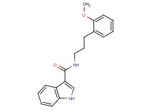 N-[3-(2-methoxyphenyl)propyl]-1H-indole-3-carboxamide