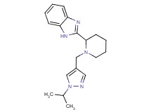 2-{1-[(1-isopropyl-1H-pyrazol-4-yl)methyl]piperidin-2-yl}-1H-benzimidazole