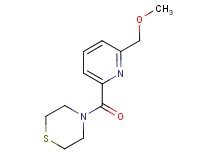 4-{[6-(methoxymethyl)pyridin-2-yl]carbonyl}thiomorpholine