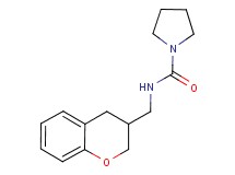 N-(3,4-dihydro-2H-chromen-3-ylmethyl)pyrrolidine-1-carboxamide