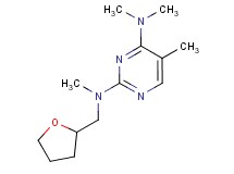 N~2~,N~4~,N~4~,5-tetramethyl-N~2~-(tetrahydrofuran-2-ylmethyl)pyrimidine-2,4-diamine