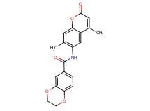 N-(4,7-dimethyl-2-oxo-2H-chromen-6-yl)-2,3-dihydro-1,4-benzodioxine-6-carboxamide
