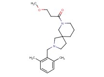 2-(2,6-dimethylbenzyl)-7-(3-methoxypropanoyl)-2,7-diazaspiro[4.5]decane
