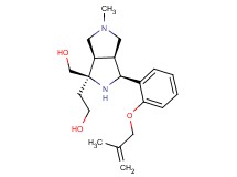2-((1R*,3S*,3aS*,6aR*)-1-(hydroxymethyl)-5-methyl-3-{2-[(2-methylprop-2-en-1-yl)oxy]phenyl}octahydropyrrolo[3,4-c]pyrrol-1-yl)ethanol