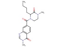 7-[(2-butyl-4-methyl-3-oxo-1-piperazinyl)carbonyl]-3-methyl-4(3H)-quinazolinone