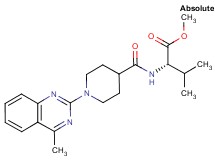 methyl N-{[1-(4-methyl-2-quinazolinyl)-4-piperidinyl]carbonyl}-L-valinate