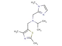 N-[(2,4-dimethyl-1,3-thiazol-5-yl)methyl]-N-[(1-methyl-1H-imidazol-2-yl)methyl]propan-2-amine