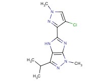5-(4-chloro-1-methyl-1H-pyrazol-3-yl)-3-isopropyl-1-methyl-1,4-dihydroimidazo[4,5-c]pyrazole