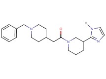 1-[(1-benzyl-4-piperidinyl)acetyl]-3-(1H-imidazol-2-yl)piperidine