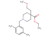 ethyl 1-(2,5-dimethylbenzyl)-4-(2-methoxyethyl)-4-piperidinecarboxylate
