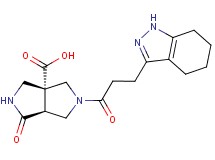 (3aR*,6aS*)-1-oxo-5-[3-(4,5,6,7-tetrahydro-1H-indazol-3-yl)propanoyl]hexahydropyrrolo[3,4-c]pyrrole-3a(1H)-carboxylic acid