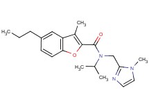 N-isopropyl-3-methyl-N-[(1-methyl-1H-imidazol-2-yl)methyl]-5-propyl-1-benzofuran-2-carboxamide