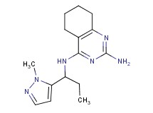 N~4~-[1-(1-methyl-1H-pyrazol-5-yl)propyl]-5,6,7,8-tetrahydroquinazoline-2,4-diamine