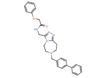 N-{[7-(4-biphenylylmethyl)-6,7,8,9-tetrahydro-5H-[1,2,4]triazolo[4,3-d][1,4]diazepin-3-yl]methyl}-2-phenoxyacetamide
