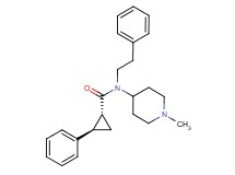 (1R*,2R*)-N-(1-methylpiperidin-4-yl)-2-phenyl-N-(2-phenylethyl)cyclopropanecarboxamide