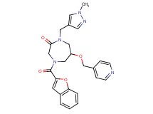 4-(1-benzofuran-2-ylcarbonyl)-1-[(1-methyl-1H-pyrazol-4-yl)methyl]-6-(4-pyridinylmethoxy)-1,4-diazepan-2-one