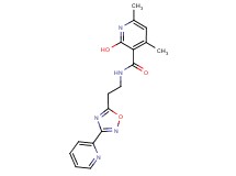 2-hydroxy-4,6-dimethyl-N-{2-[3-(2-pyridinyl)-1,2,4-oxadiazol-5-yl]ethyl}nicotinamide