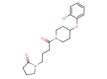1-{4-[4-(2-chlorophenoxy)-1-piperidinyl]-4-oxobutyl}-2-pyrrolidinone