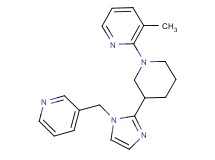 3-methyl-2-{3-[1-(3-pyridinylmethyl)-1H-imidazol-2-yl]-1-piperidinyl}pyridine