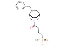 N-{3-[(1R*,5R*)-6-benzyl-3,6-diazabicyclo[3.2.2]non-3-yl]-3-oxopropyl}methanesulfonamide