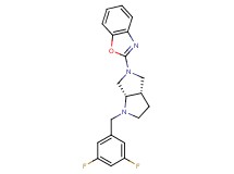 2-[(3aS,6aS)-1-(3,5-difluorobenzyl)hexahydropyrrolo[3,4-b]pyrrol-5(1H)-yl]-1,3-benzoxazole