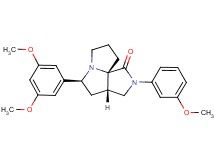 (3aS*,5S*,9aS*)-5-(3,5-dimethoxyphenyl)-2-(3-methoxyphenyl)hexahydro-7H-pyrrolo[3,4-g]pyrrolizin-1(2H)-one