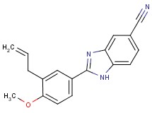 2-(3-allyl-4-methoxyphenyl)-1H-benzimidazole-5-carbonitrile
