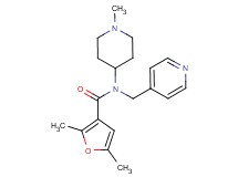 2,5-dimethyl-N-(1-methyl-4-piperidinyl)-N-(4-pyridinylmethyl)-3-furamide