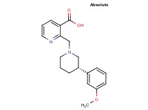 2-{[(3S)-3-(3-methoxyphenyl)piperidin-1-yl]methyl}nicotinic acid