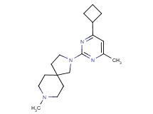 2-(4-cyclobutyl-6-methylpyrimidin-2-yl)-8-methyl-2,8-diazaspiro[4.5]decane