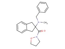 N-benzyl-2-(2-isoxazolidinylcarbonyl)-N-methyl-2-indanamine