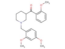 [1-(2,4-dimethoxybenzyl)-3-piperidinyl](2-methoxyphenyl)methanone