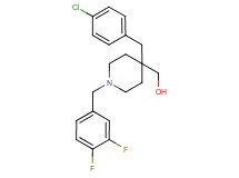 [4-(4-chlorobenzyl)-1-(3,4-difluorobenzyl)-4-piperidinyl]methanol