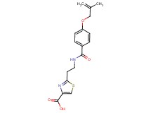 2-[2-({4-[(2-methylprop-2-en-1-yl)oxy]benzoyl}amino)ethyl]-1,3-thiazole-4-carboxylic acid