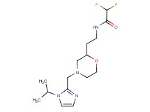 2,2-difluoro-N-(2-{4-[(1-isopropyl-1H-imidazol-2-yl)methyl]morpholin-2-yl}ethyl)acetamide