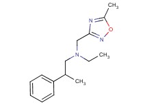 N-ethyl-N-[(5-methyl-1,2,4-oxadiazol-3-yl)methyl]-2-phenylpropan-1-amine