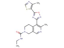 N-ethyl-6-methyl-5-[5-(4-methyl-1,3-thiazol-5-yl)-1,2,4-oxadiazol-3-yl]-3,4-dihydro-2,7-naphthyridine-2(1H)-carboxamide