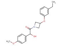 2-[3-(3-ethylphenoxy)-1-azetidinyl]-1-(4-methoxyphenyl)-2-oxoethanol